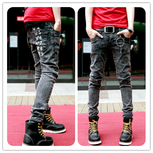 Jeans pour adolescent pieds Slim pour Quatre saisons - Ref 1465331 Image 1