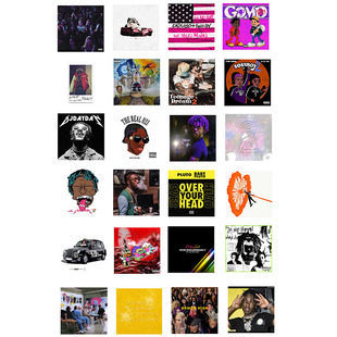 小乌兹贴纸Lil Uzi Vert专辑封面贴画欧美说唱rapper手机创意周边