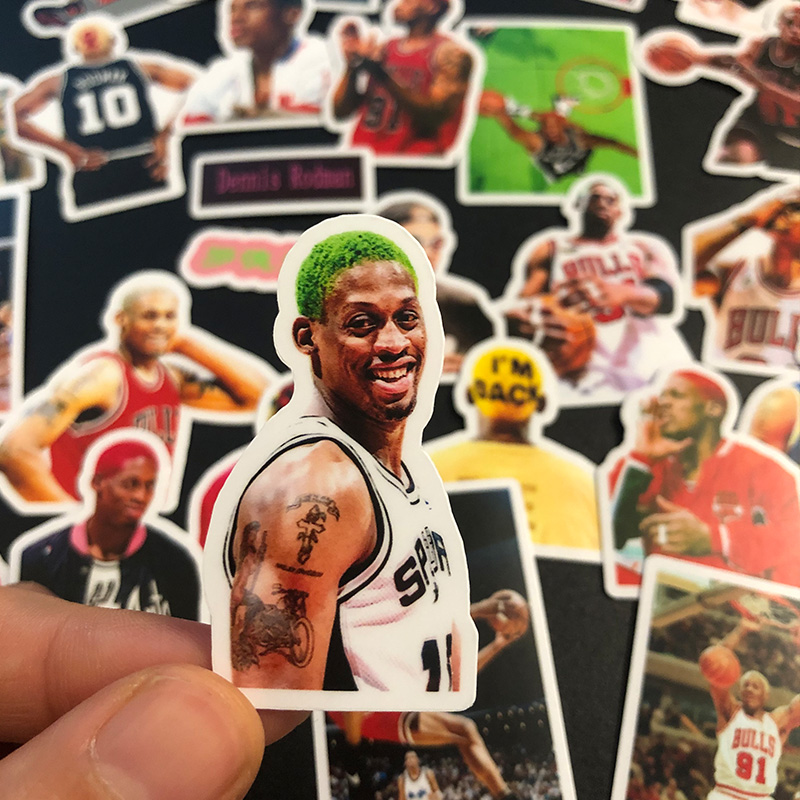 罗德曼贴纸大花虫Rodman