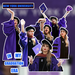 泰勒·斯威夫特贴纸Taylor Swift霉霉毕业照手机笔记本装饰贴