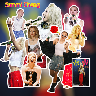 郑秀文贴纸 2025演唱会周边高颜值贴画 ins明星装饰手机笔记本贴