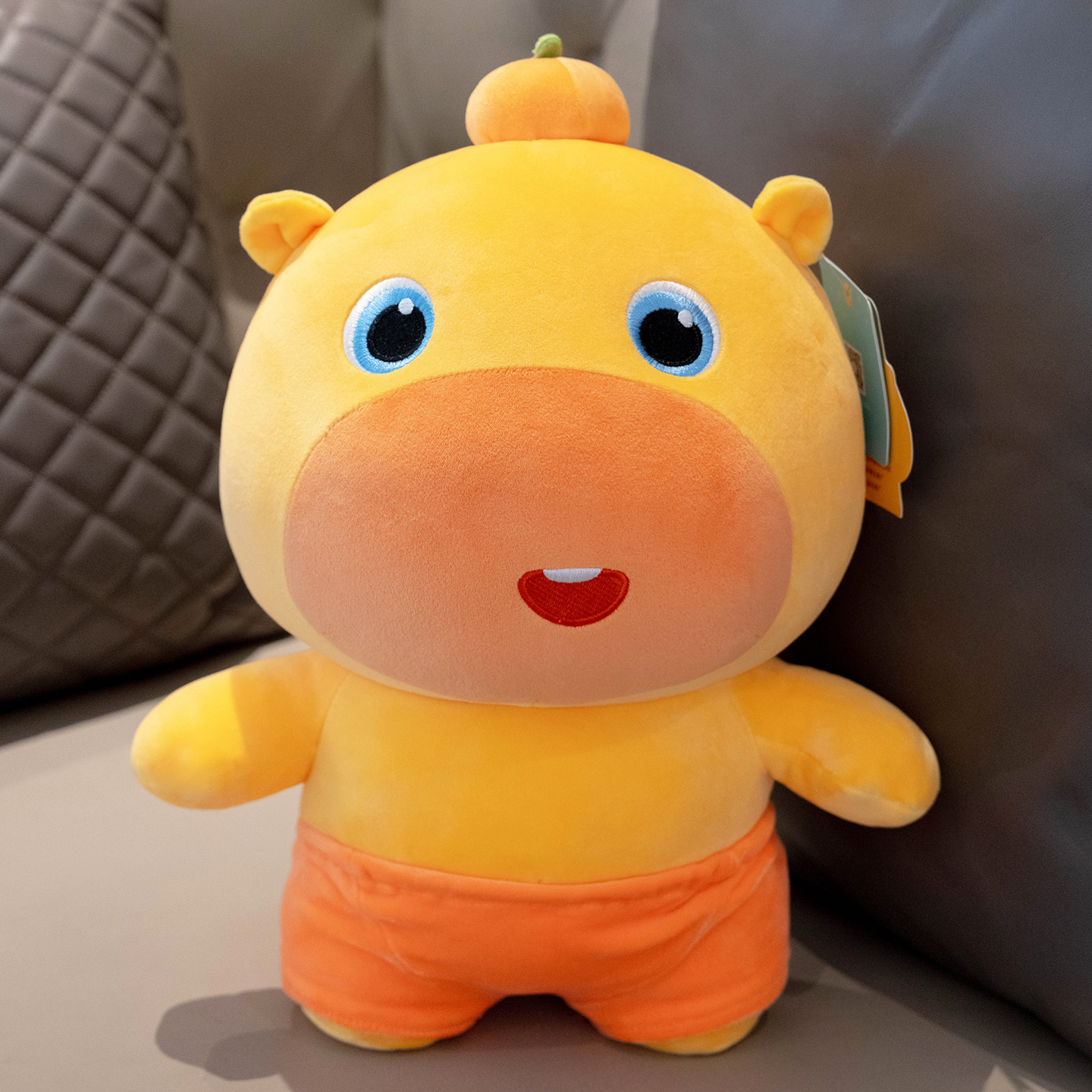 正版水豚噜噜公仔毛绒玩具