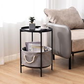 北欧现代简约沙发边几客厅家用小茶几沙发边柜角几移动边桌