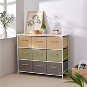 北欧风格 收纳柜角柜简约现代斗柜小户型墙边柜客厅储物家具九斗柜