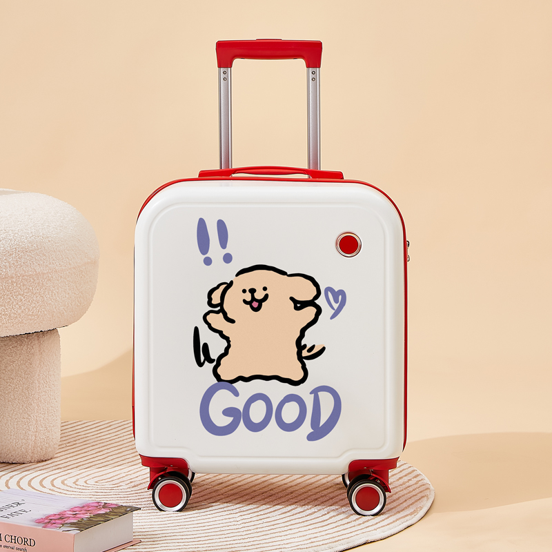 2025新款行李箱儿童卡通18寸登机箱小型拉杆箱女旅行密码可坐男生