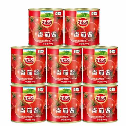 198g*8罐新鲜番茄酱中粮屯河