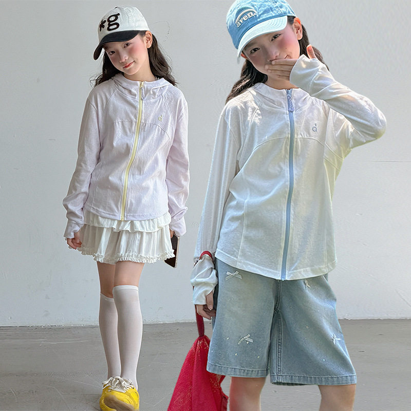 亲子装女童超好看防晒衣薄款外套