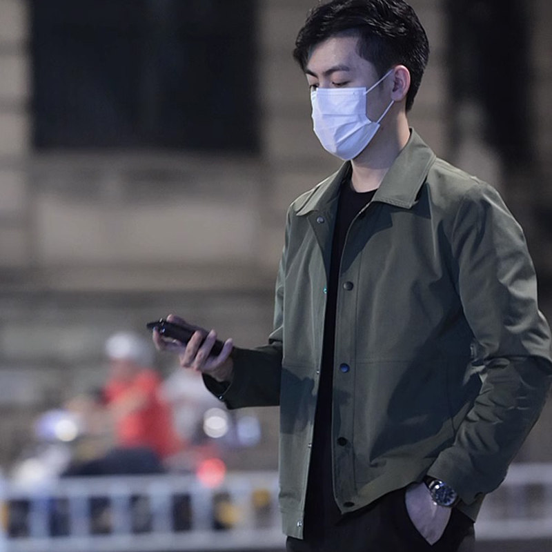 2025春秋季男士夹克百搭韩版上新款宽松修身帅气时尚潮流外套