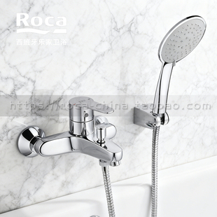 ROCA乐家 摩洛丁R挂墙式浴缸淋浴龙头5A017EC0N冷热全铜单把花洒