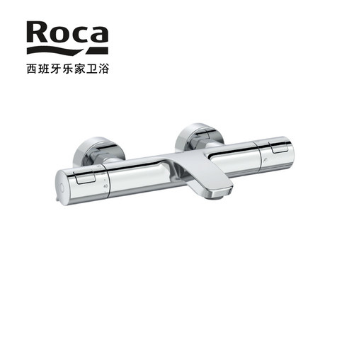 ROCA乐家 T500恒温浴缸淋浴龙头挂墙式淋浴花洒5A1E18C0N不含手持