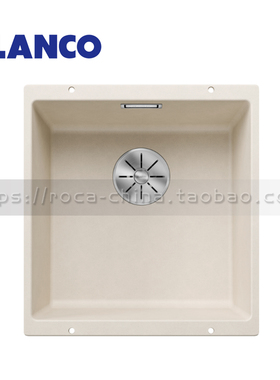 德国铂浪高石英石吧台导台水槽单槽SUBLINE 400U527166台下米雅白