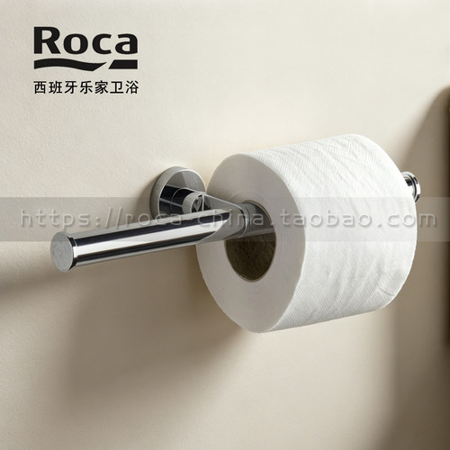 乐家派瑞挂墙式双厕纸架镀铬