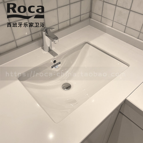ROCA乐家嵌入式陶瓷台下式洗脸盆