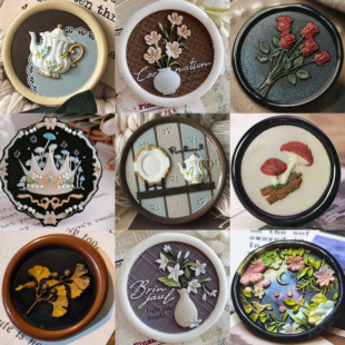 火漆印章章头情人节系列浮雕可爱郁金香玫瑰花铜头邮票玩具