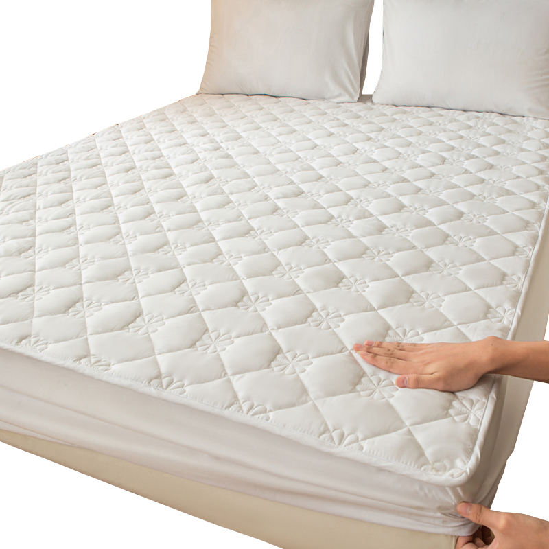 加厚夹棉床笠单件席梦思床垫保护罩四季通用床套罩全包防滑防尘罩