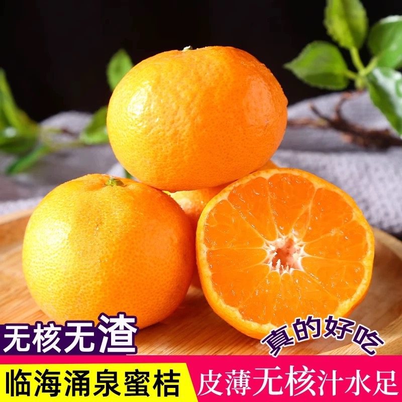 临海涌泉蜜桔正宗薄皮橘子无核宫川蜜橘整箱新鲜水果桔子当季鲜果