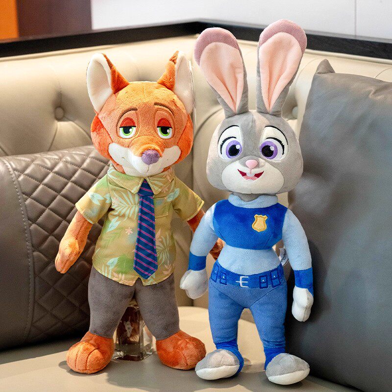 疯狂动物城朱迪尼克公仔玩偶公仔