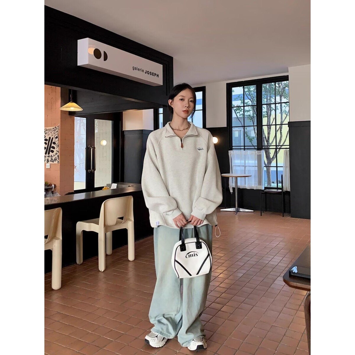 半拉链卫衣秋冬上衣长袖男生立领外套Y84-P40,男装卫衣,电商D321A