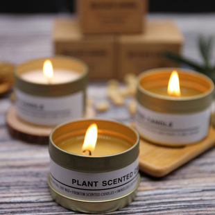 无烟香薰蜡烛大豆植物油更健康居家卧室办公治愈心情旅行便携除味