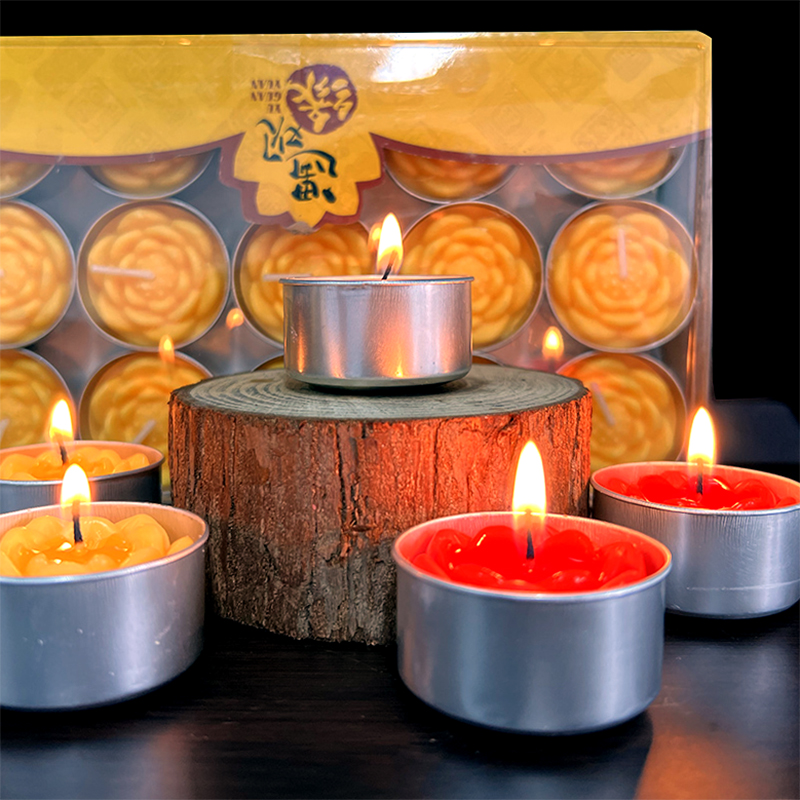 植物酥油灯莲花供灯4小时