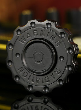 正品核武啪啪币二合一指尖陀螺EDC不锈钢玩具解压神器无限位推牌