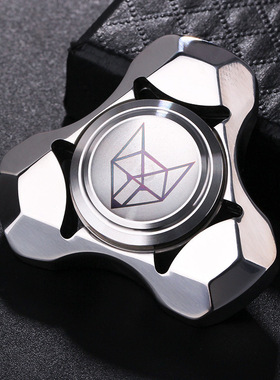 灵狐指尖陀螺成年金属手感攻速edc不锈钢手指间办公解压减压神器