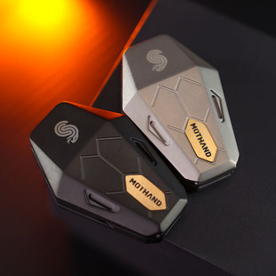 蝰蛇音叉双层磁力段落推牌edc锆合金内置中板啪啪币指尖解压玩具