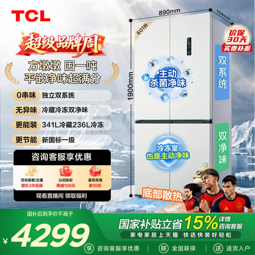 TCL方墩墩601L双系统双净味新1级