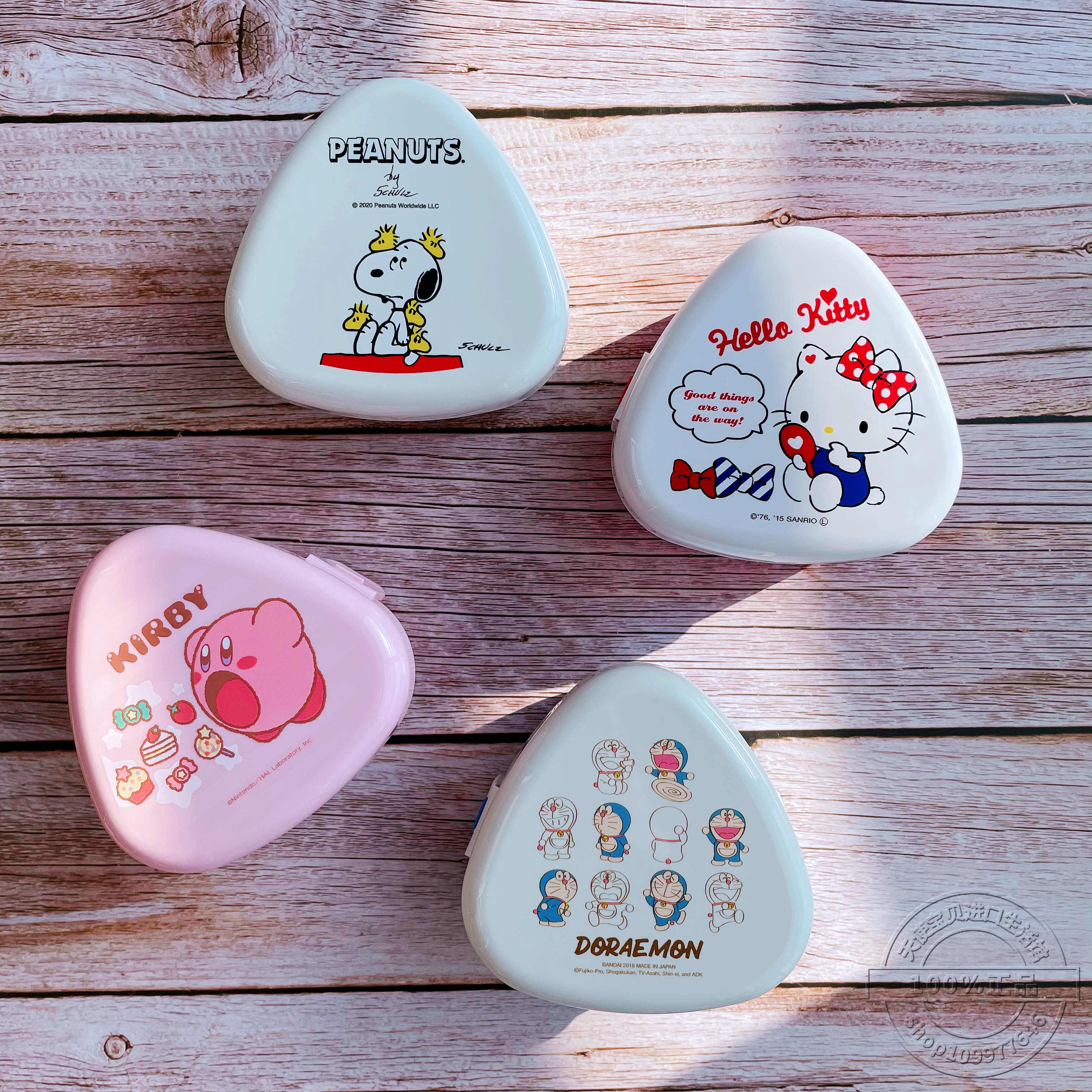 日本购回OSK卡通三角饭团模具微波饭盒塑料kitty哆啦snoopy星之比