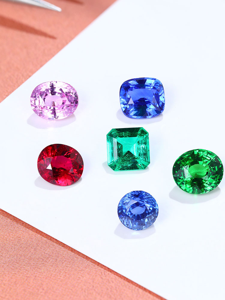 Jintao Natural Colored Gemstone Loose Stone Unburned Ruby Sapphire Emerald Tourmaline Spinel Tsha Frefenda LS