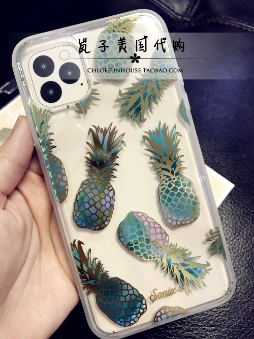 皇冠 美国代购 Sonix 透明菠萝手机壳 IphoneXS/XR/MAX/11 PRO