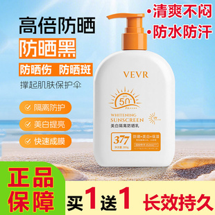 正品VEVR美白隔离防晒乳霜防紫外线377提亮肤色清爽不油腻防水汗