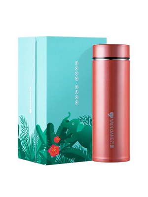 万象保温杯男女汽车杯便携大容量泡茶杯不锈钢随手水杯子印字H51L