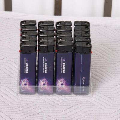 正品一次性中南海广告打火机可充气防风电子明火打火机10支包邮