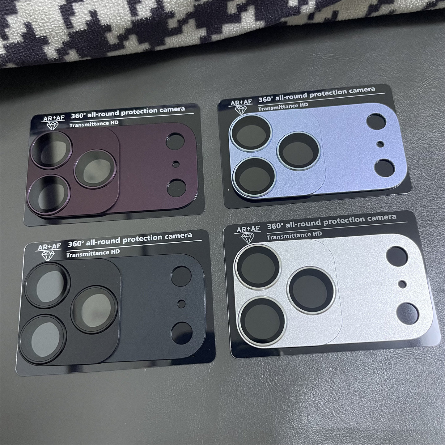 适用iPhone18promax摄像头底座分体可拆装防刮保护膜 苹果18pro纯彩色银蓝酒红色金属镜头防爆贴膜彩膜钢化膜