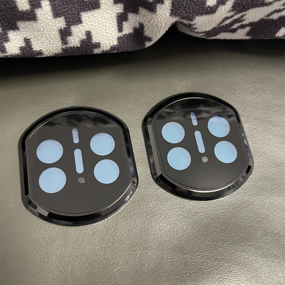 适用华为matex5秒变x7改装斜坡全包镜头圈贴膜 Mate5灰黑色摄像头改色防爆膜保护膜电镀光面透明金属保护盖