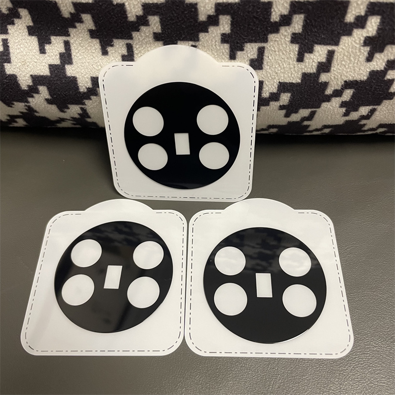 适用vivo xfold5黑色光面透明钢化玻璃膜镜头膜 X Fold5丝印圆孔摄像头全覆盖防爆保护贴膜