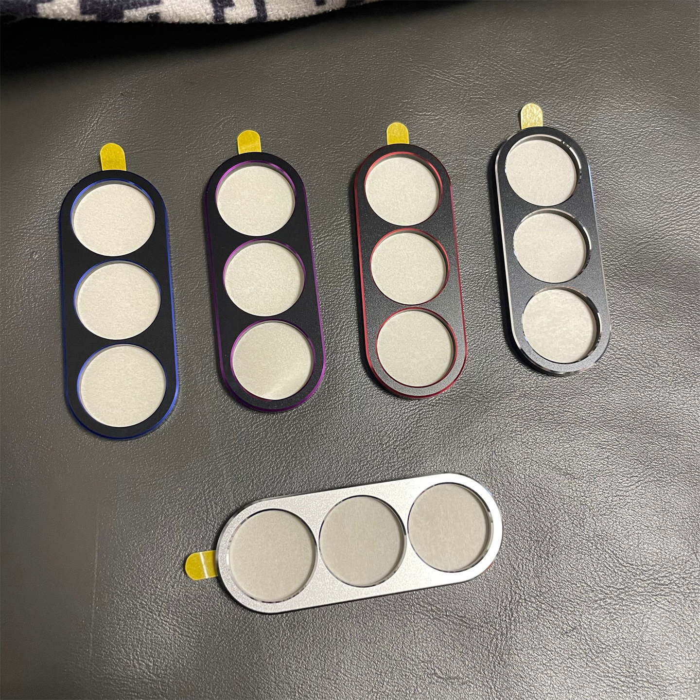 适用三星s26ultra镂空防刮磨砂金属镜头圈贴膜S26Plus原彩色银色黑红紫蓝色镜头框摄像头开孔保护贴 拍照配件