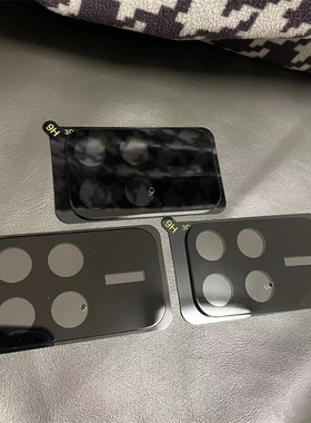 适用红米k90promax黑色光面透明钢化玻璃膜镜头膜彩膜 k90丝印圆孔摄像头全覆盖防爆保护贴膜手机拍照配件