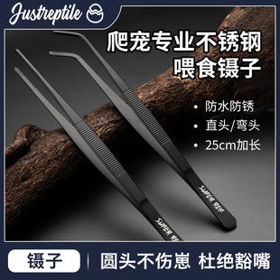守宫爬宠专业喂食镊子不锈钢蜥蜴面包虫蟋蟀杜比亚捕虫夹清理工具
