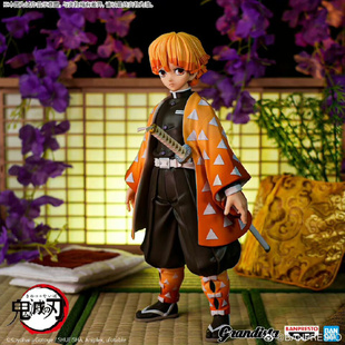GROS我妻善逸手办 霹靂一閃 万代鬼灭之刃周边Grandista 雷之呼吸