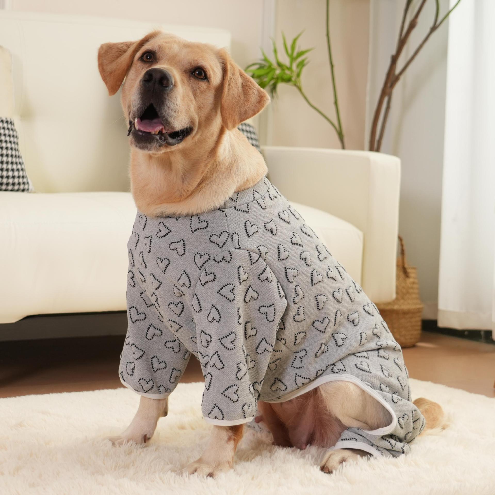 金毛拉布拉多哈士奇边牧四脚衣服