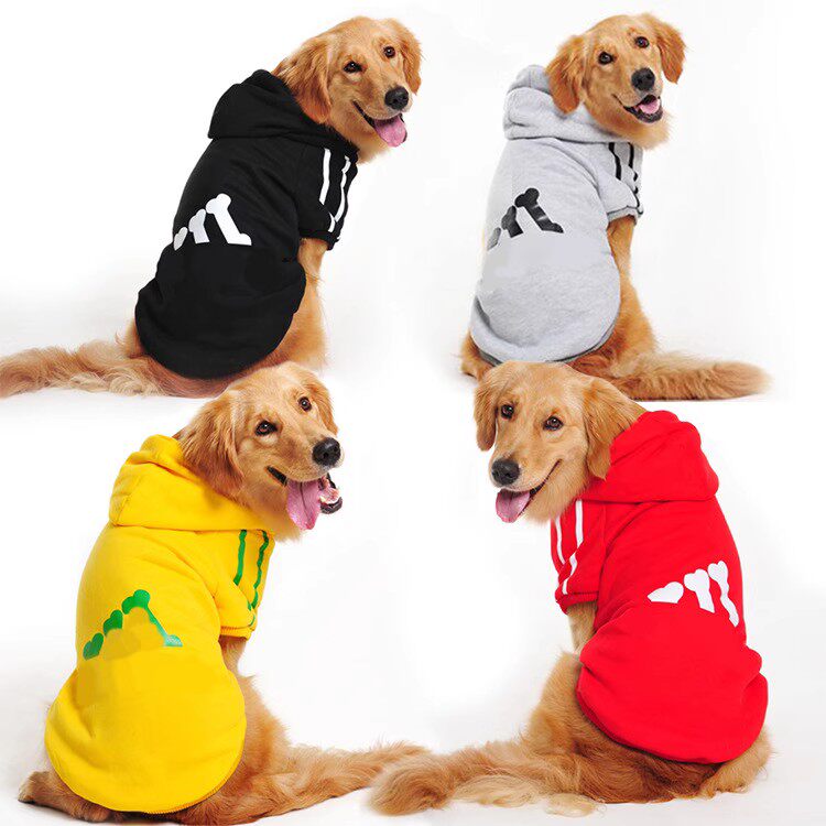 狗狗衣服秋冬装大型犬金毛拉布拉多哈士奇萨摩耶边牧加厚冬天卫衣