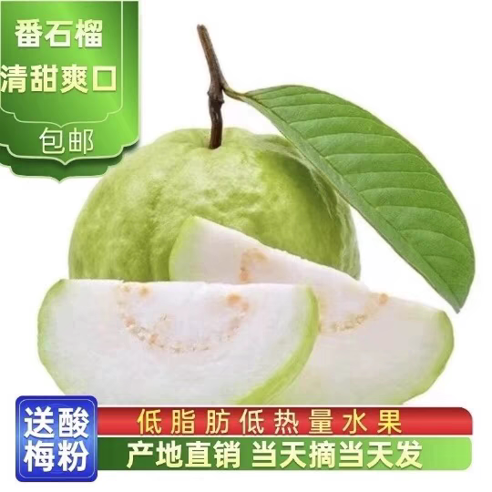 广西芭乐白心番石榴新鲜包邮坏果番石榴/芭乐