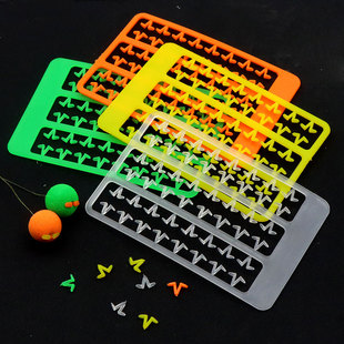 10片钓组丸饵饵挡棒浮球欧鲤钓反底钓法钓鱼配件海竿抛竿饵挡挡止