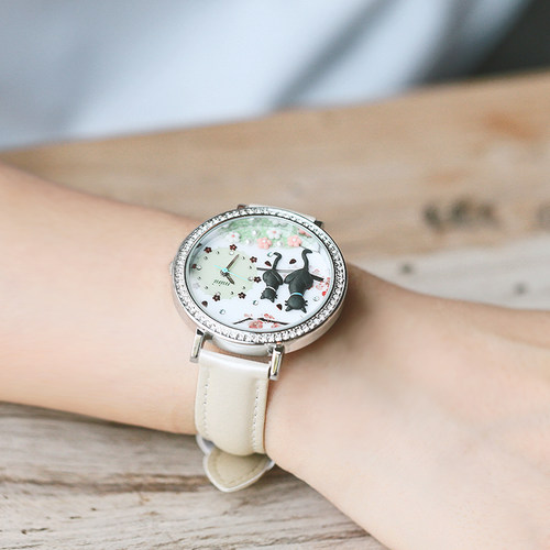 手表腕表猪娃礼物防水时尚女孩