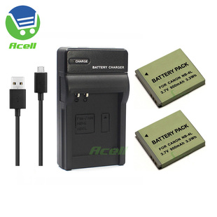 适用于 佳能IXY 600F 610F 410F 400F 210F相机电池+USB充电器