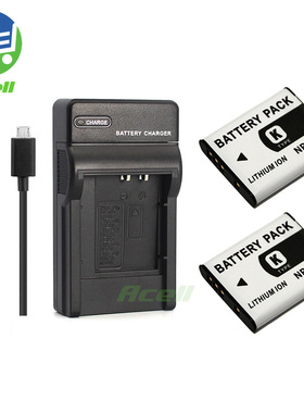 适用于 索尼DSC-W180 W190 W370 MHS-PM5 PM1相机电池+USB充电器