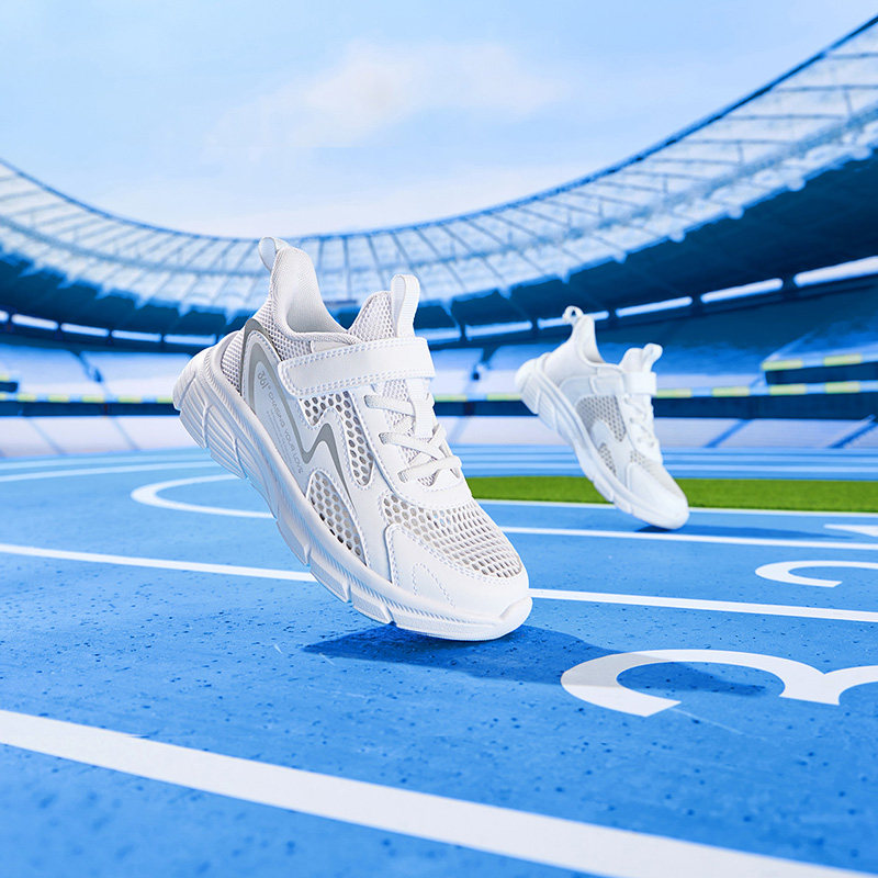 361童鞋女童运动鞋2026年夏季新款大网孔跑步鞋小童轻便软底鞋子