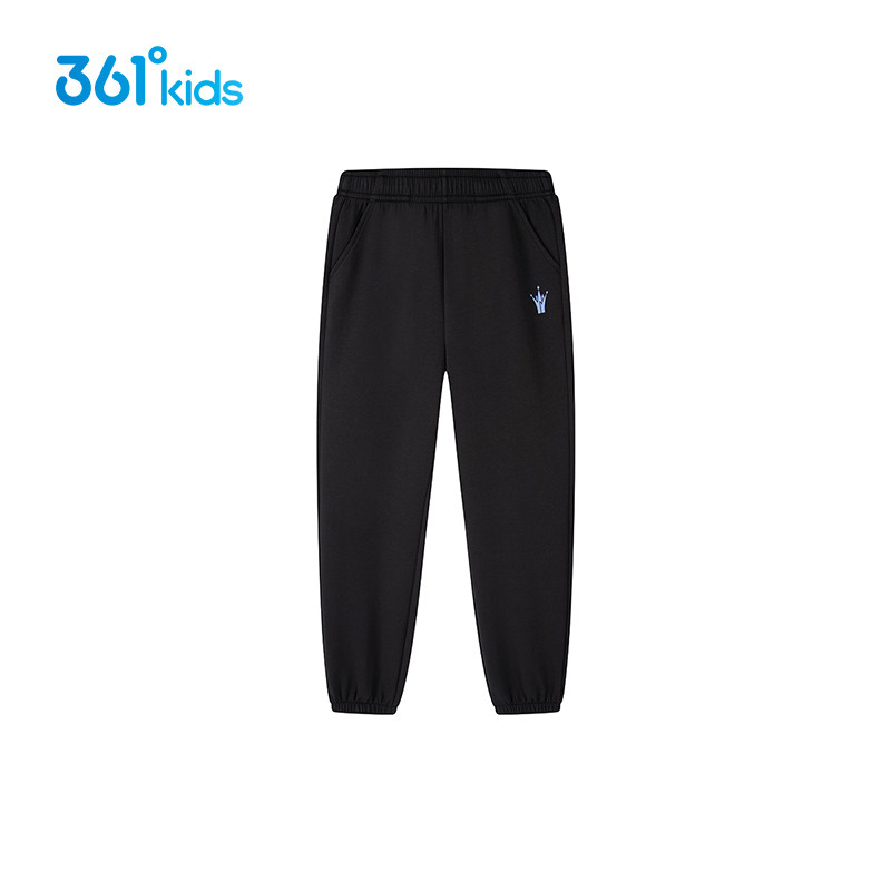 361度童装 男童针织长裤2026春季新款中大童儿童休闲透气运动裤子